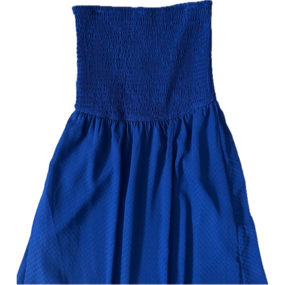 Dynamite Smocked Strapless Maxi Dress - Picture 3 of 4